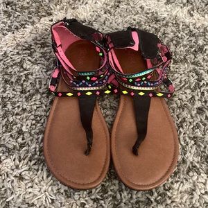 Colorful sandals